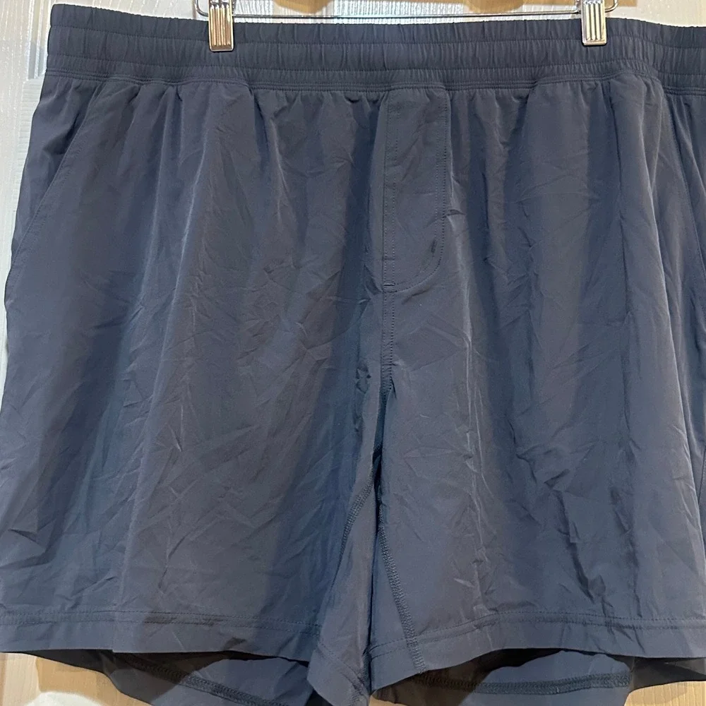 Rhone Mako‎ Athletic Shorts Mens XXL Charcoal Gray 7 Inch Inseam MAS-181